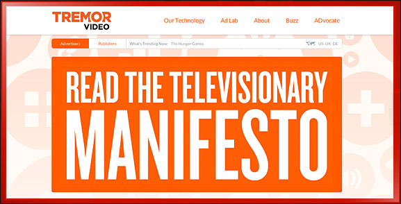 Tremor Video Read the Televisionary Manifesto Tremor Video Read the Televisionary Manifesto