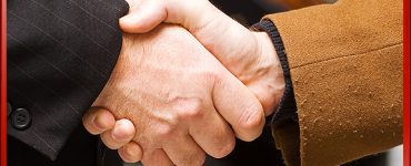 B2B Business to Business Handshake