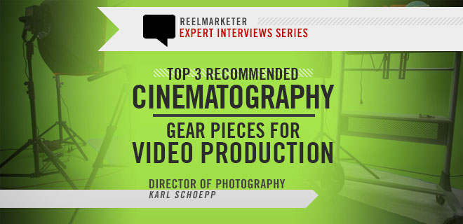 Top 3 Recommended Cinematography Gear for Video Production